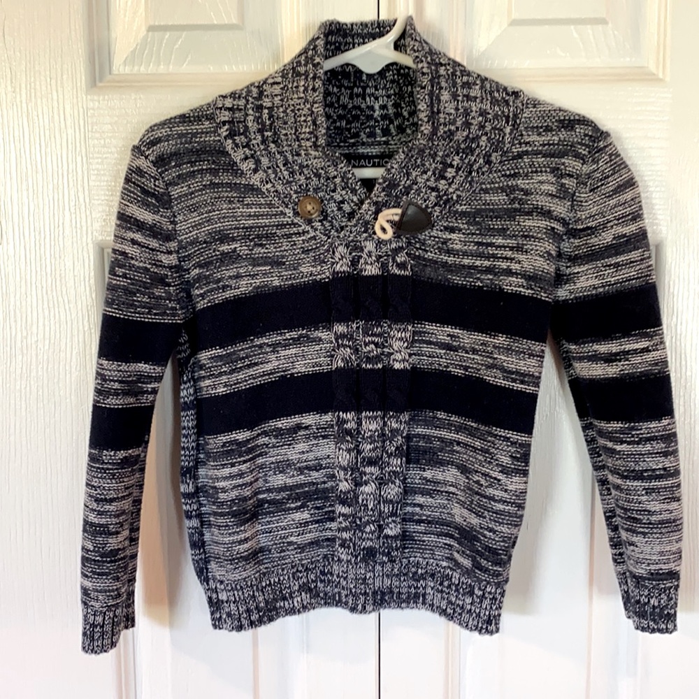 Navy toddler boys Nautica pullover
